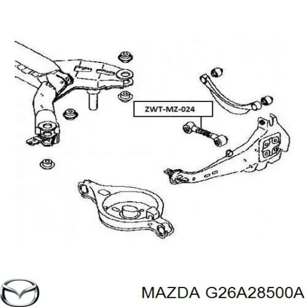 Тяга поперечна задньої підвіски G26A28500A Mazda