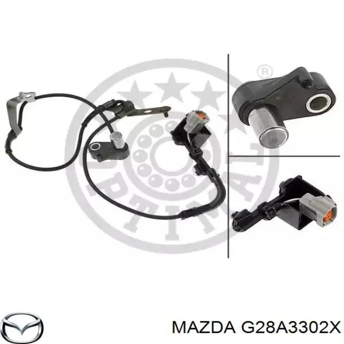 G28A3302X Mazda Цапфа передні праві