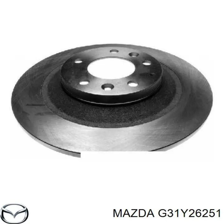 G31Y26251 Mazda Дискові гальма
