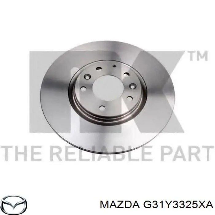 G31Y3325XA Mazda Гальмо дискове переднє