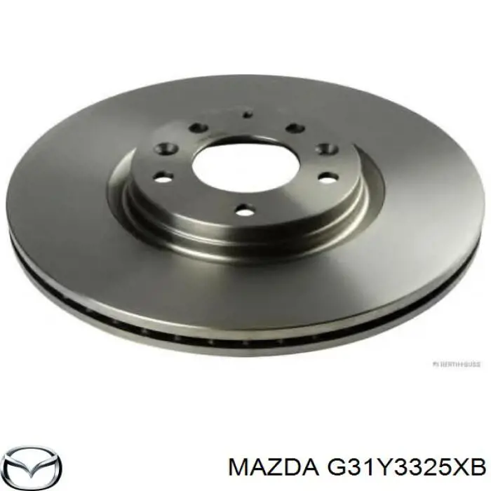 G31Y3325XB Mazda диск гальмівний передній