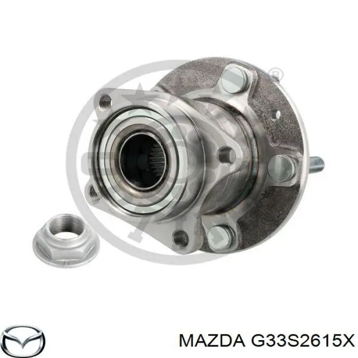 Маточини задніх коліс Mazda G33S2615X ціна, від 75.57 USD