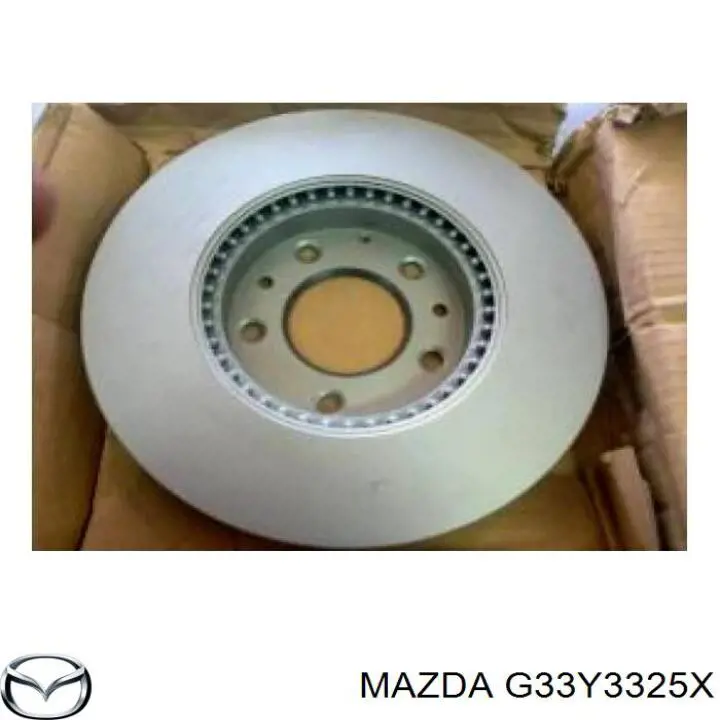 Гальмівні диски передні G33Y3325X Mazda