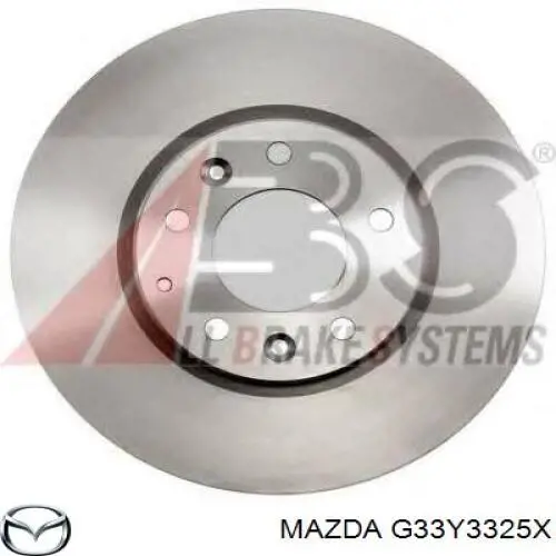 G33Y3325X Mazda Гальмо дискове переднє
