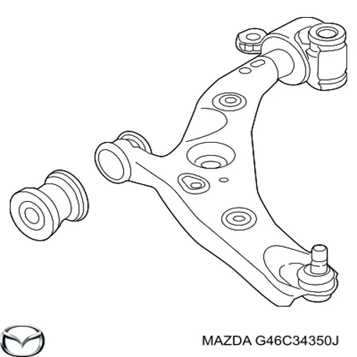 Важіль передній лівий Mazda G46C34350J ціна, від 111.87 USD