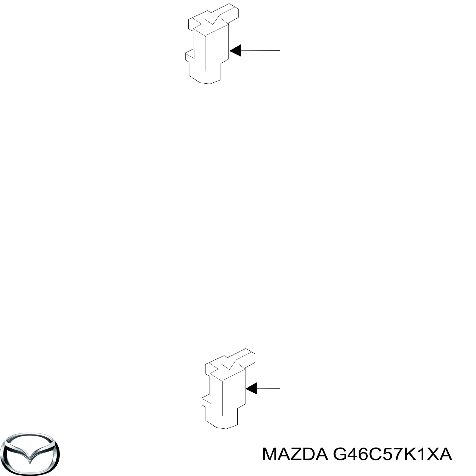 Датчик AIRBAG передній Mazda 3 (BM, BN) (Мазда 3)