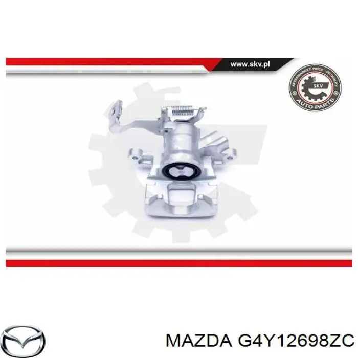 G4Y12698ZC Mazda Супорт гальмівний задній правий
