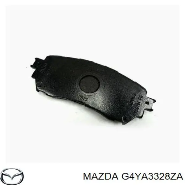 Гальмівні колодки Mazda G4YA3328ZA ціна, від 31.46 USD