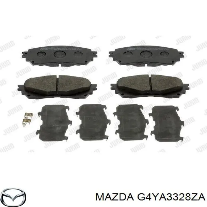 G4YA3328ZA Mazda Передні гальмівні колодки
