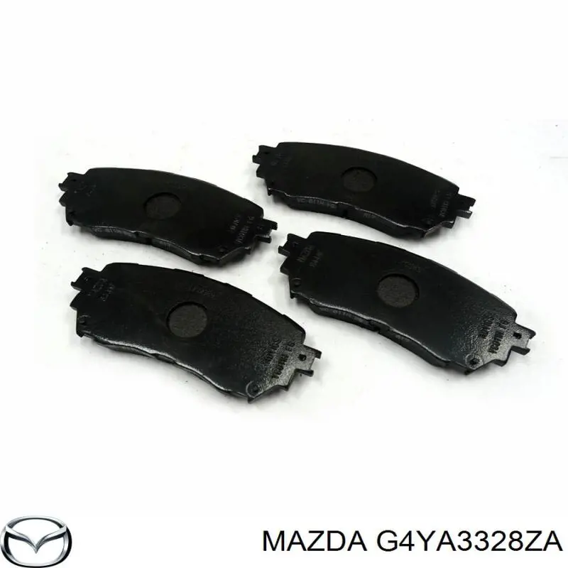 Передні тормозні колодки G4YA3328ZA Mazda