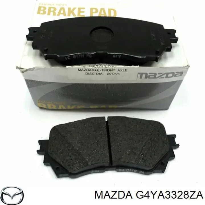 Тормозні колодки Mazda G4YA3328ZA