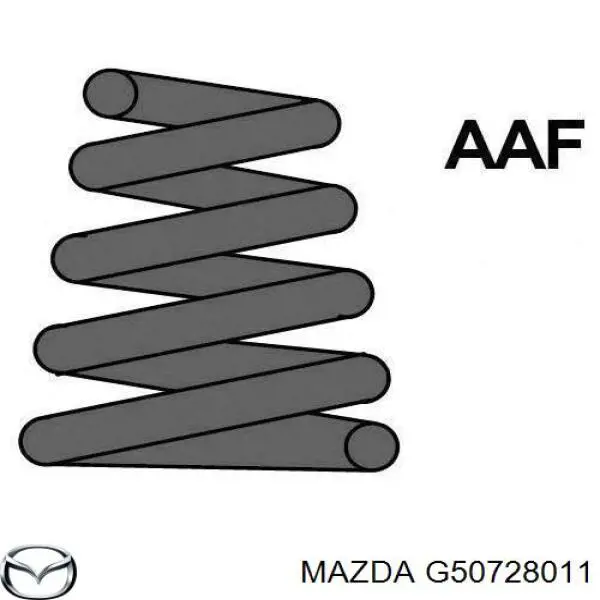 Купити G50728011 Mazda Пружина задня, права