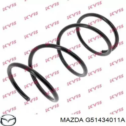 Пружина передня GS0834011 Mazda