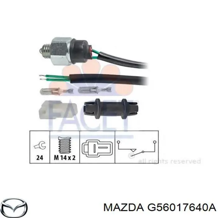 G56017640A Mazda 
