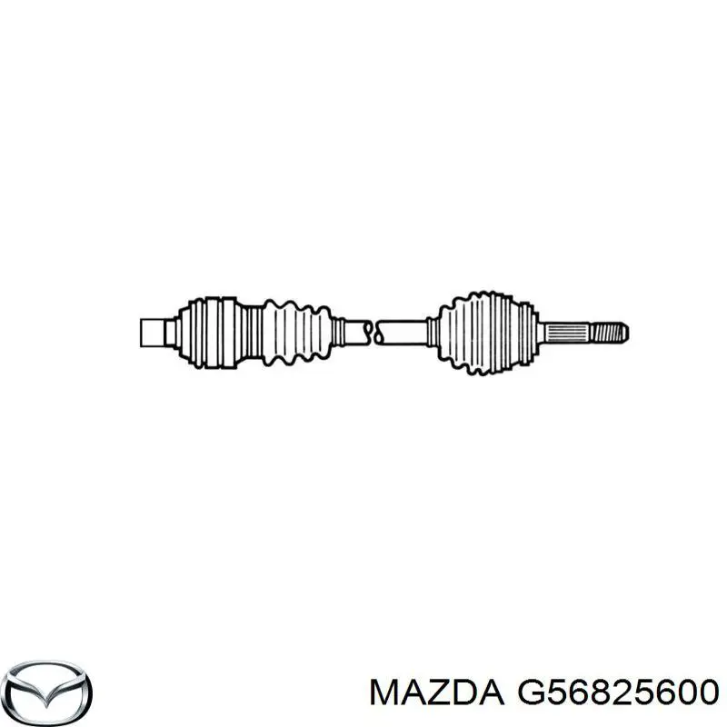 ШРУС зовнішній Mazda G56825600