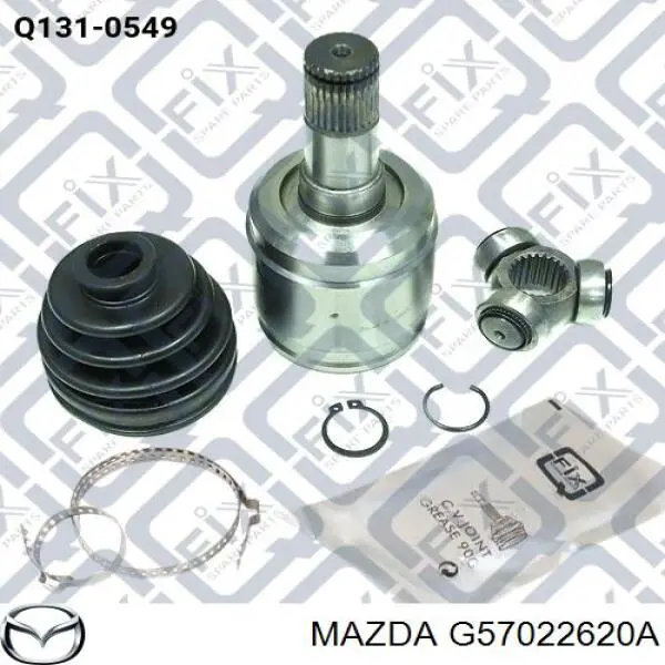 Купити G57022620A Mazda Граната внутрішня, передня, ліва