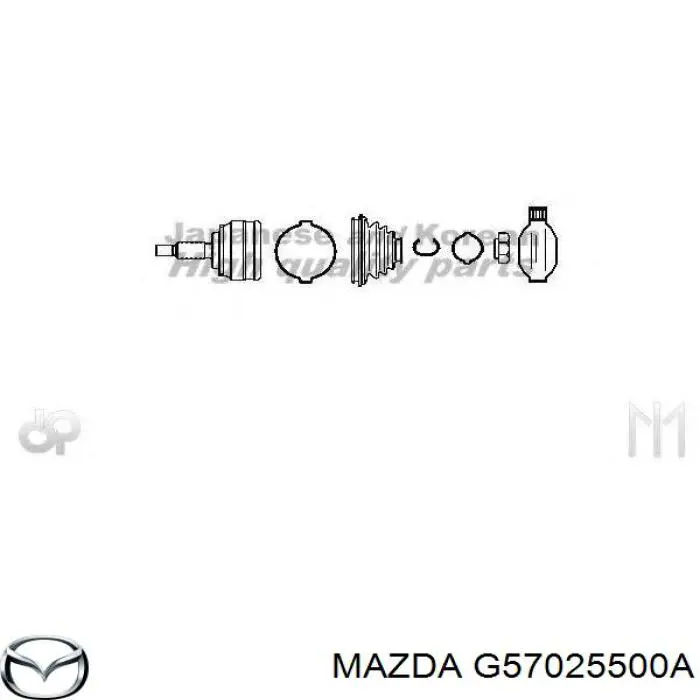 Граната колісна Mazda G57025500A ціна, від 32.82 USD