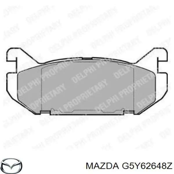 Колодки гальмові задні, дискові G5Y62648Z Mazda