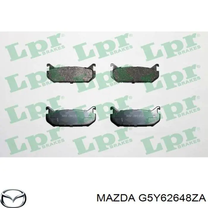 Купити G5Y62648ZA Mazda Задні колодки