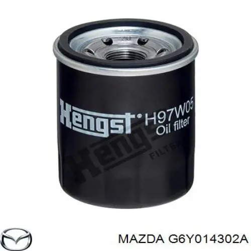 G6Y014302A Mazda фільтр масляний