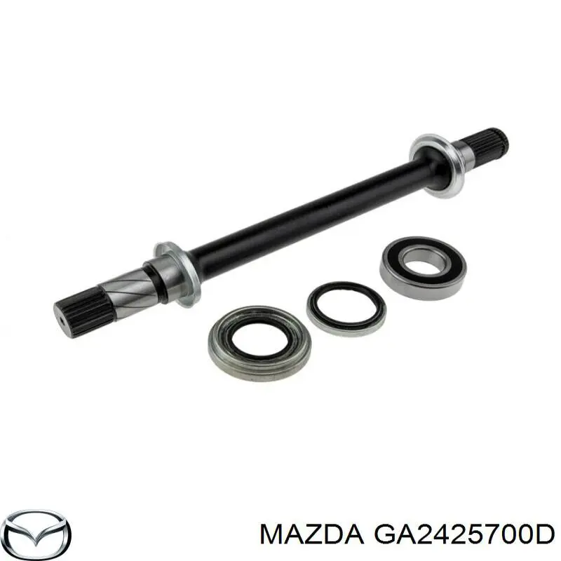 Вал приводу піввісь, проміжний Mazda GA2425700D ціна, від 42.54 USD