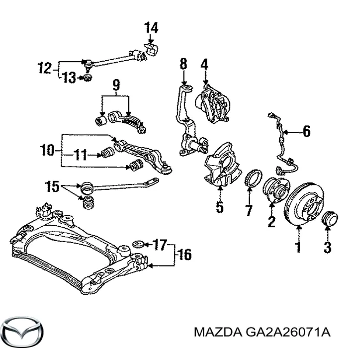  GA2A26071A Mazda