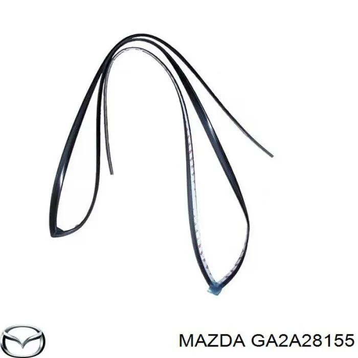 Хомут кріплення втулки стабілізатора, заднього Mazda GA2A28155 ціна, від 2.48 USD