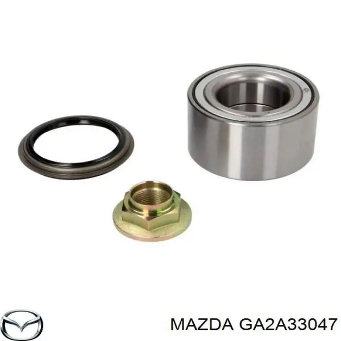 Комплект підшипник маточини передньої Mazda GA2A33047 ціна, від 17.06 USD