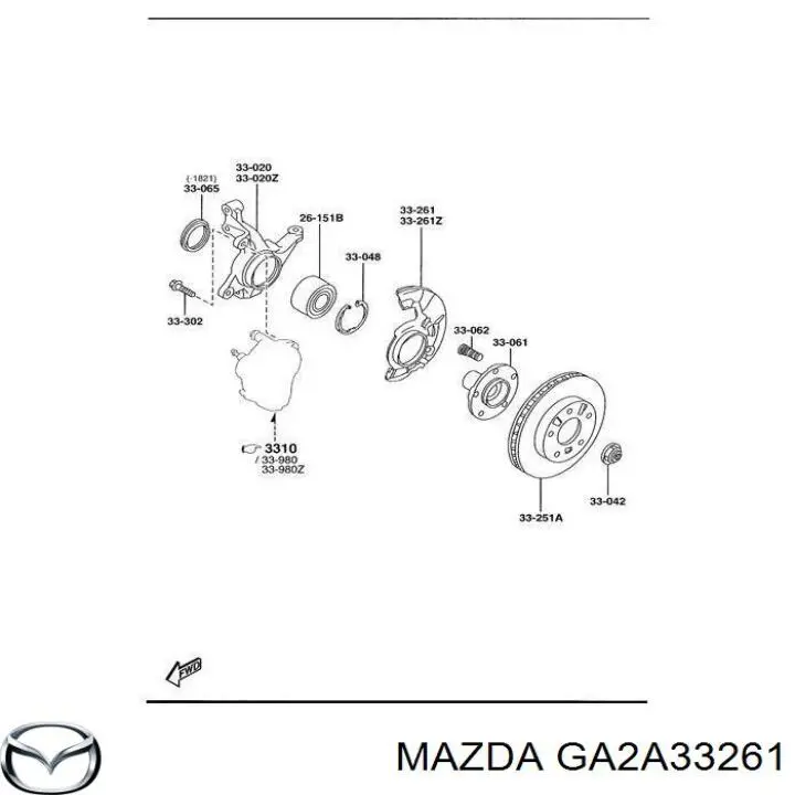  GA2A33261 Mazda