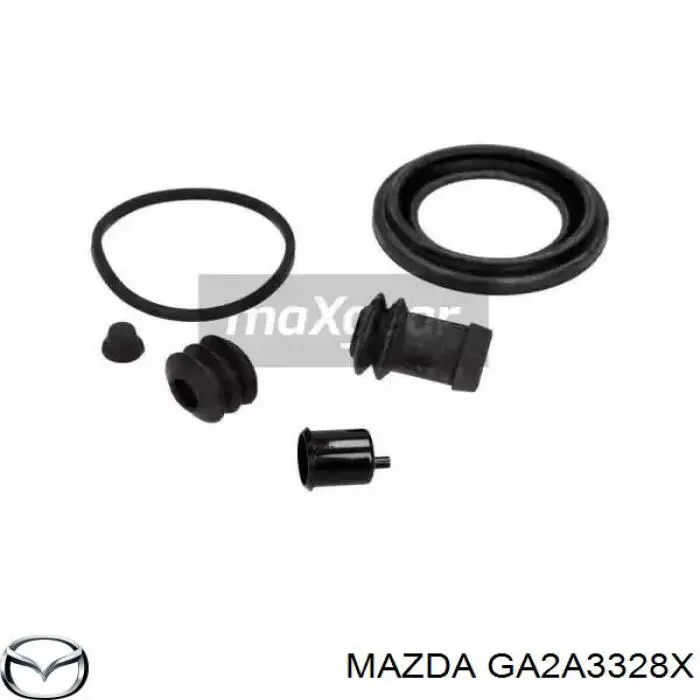 GA2A3328X Mazda Скоба гальмівного супорта переднього