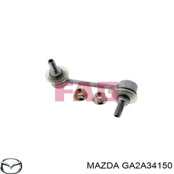 Стійка стабілізатора, переднього, права Mazda GA2A34150 ціна, від 7.43 USD