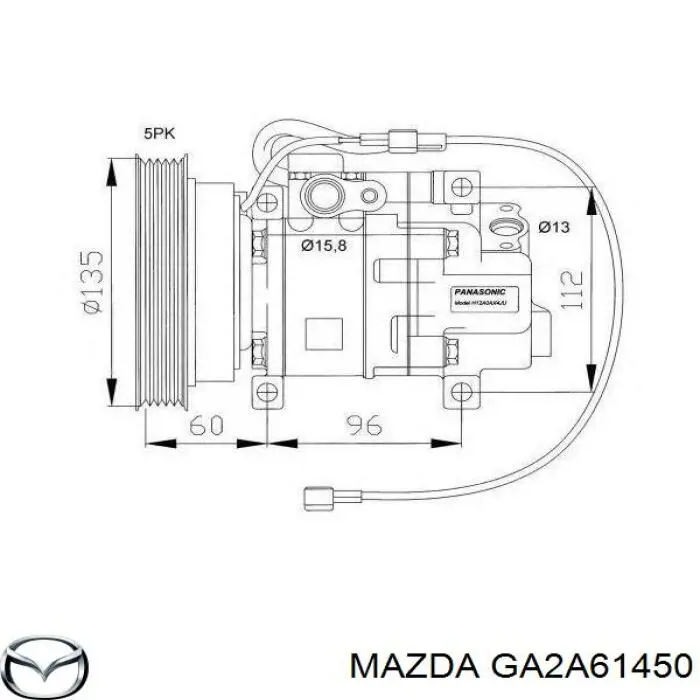  GA2A61450 Mazda