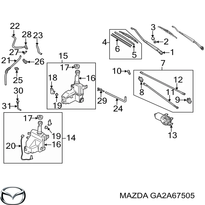  GA2A67505 Mazda