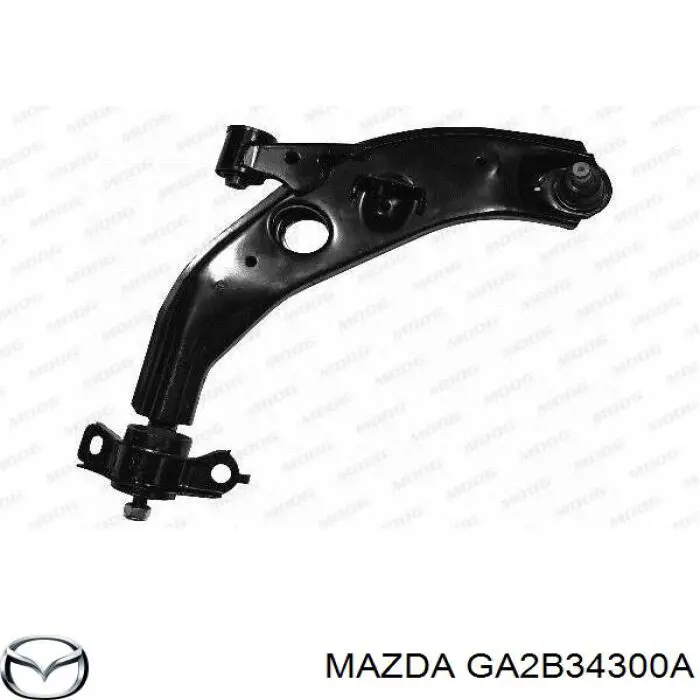 Важіль передньої підвіски нижній, правий GA2B34300A Mazda