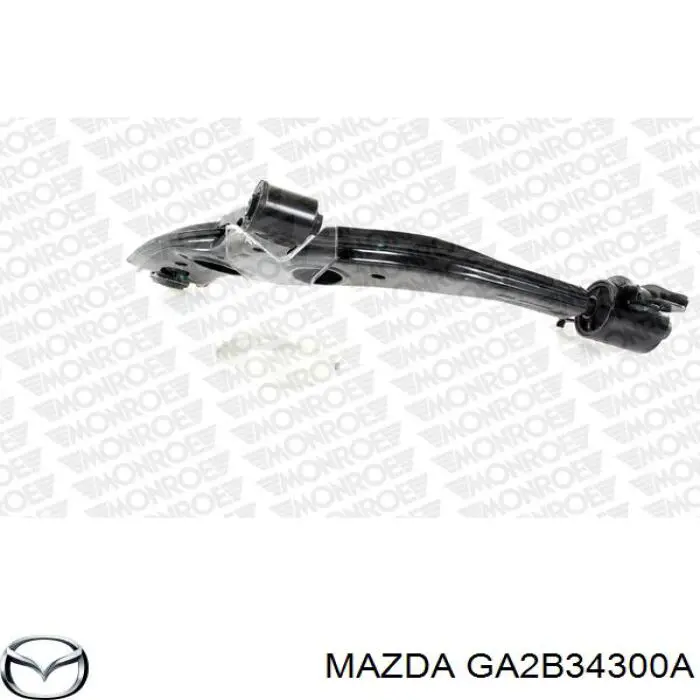 Важіль передньої підвіски нижній, правий Mazda GA2B34300A ціна, від 66.42 USD