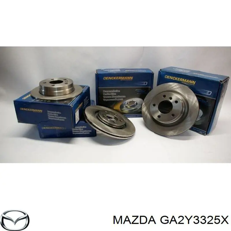 Гальмівні диски передні GA2Y3325X Mazda