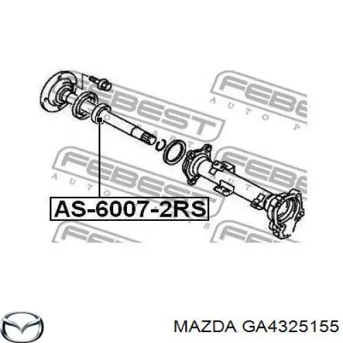 Купити GA4325155 Mazda Підшипник піввісі переднього моста