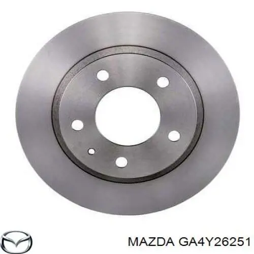 Купити GA4Y26251 Mazda Диск заднього гальма