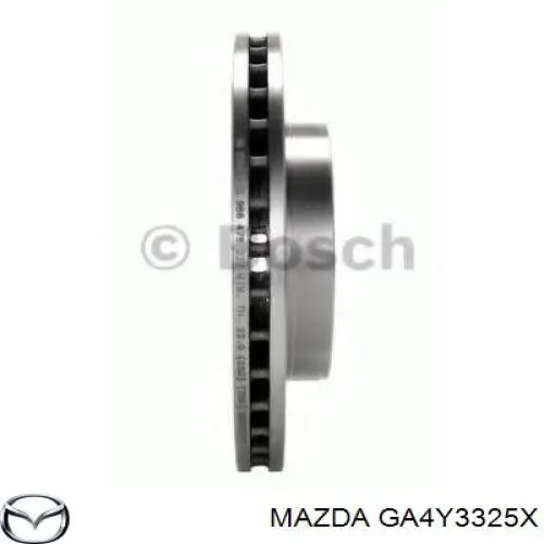 Диск переднього гальма Mazda GA4Y3325X ціна, від 26.65 USD
