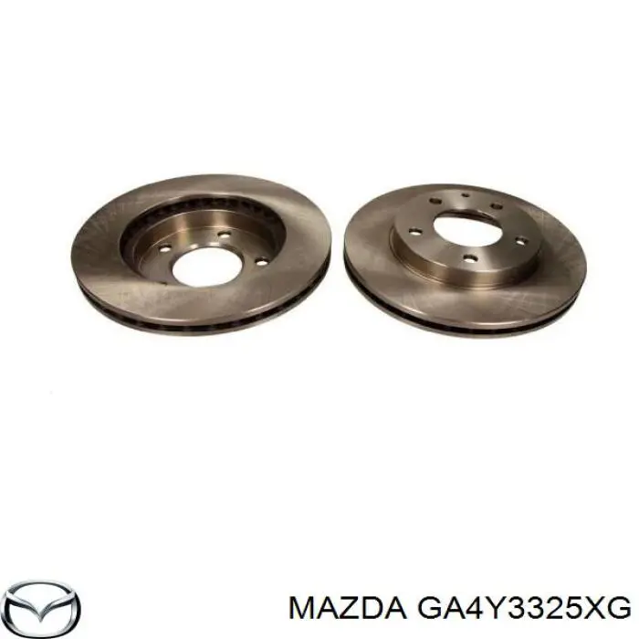 GA4Y3325XG Mazda диск гальмівний передній