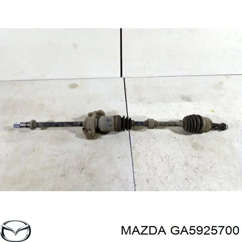 Вал приводу піввісь, проміжний Mazda GA5925700 ціна, від 144.43 USD