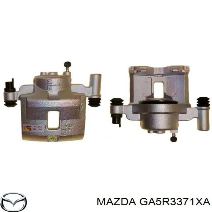GA5R3371XA Mazda супорт гальмівний передній лівий
