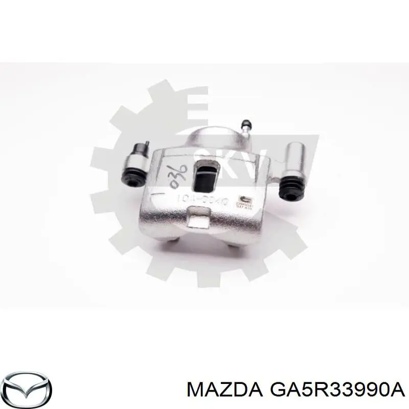 Супорт гальмівний передній лівий GA5R33990A Mazda