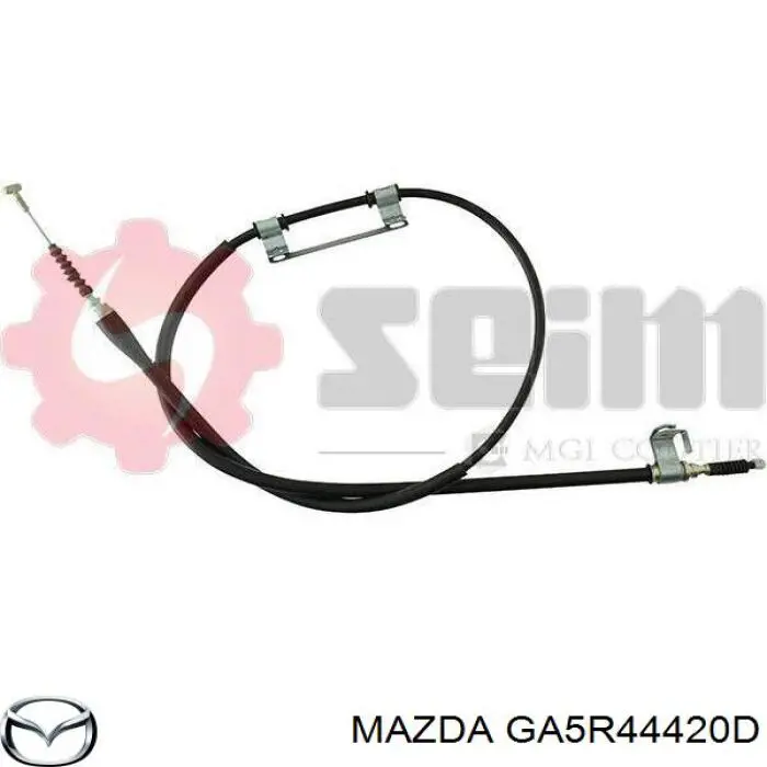 Трос стоянкового гальма задній лівий Mazda GA5R44420D ціна, від 21.65 USD