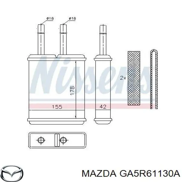 Купити GA5R61130A Mazda 