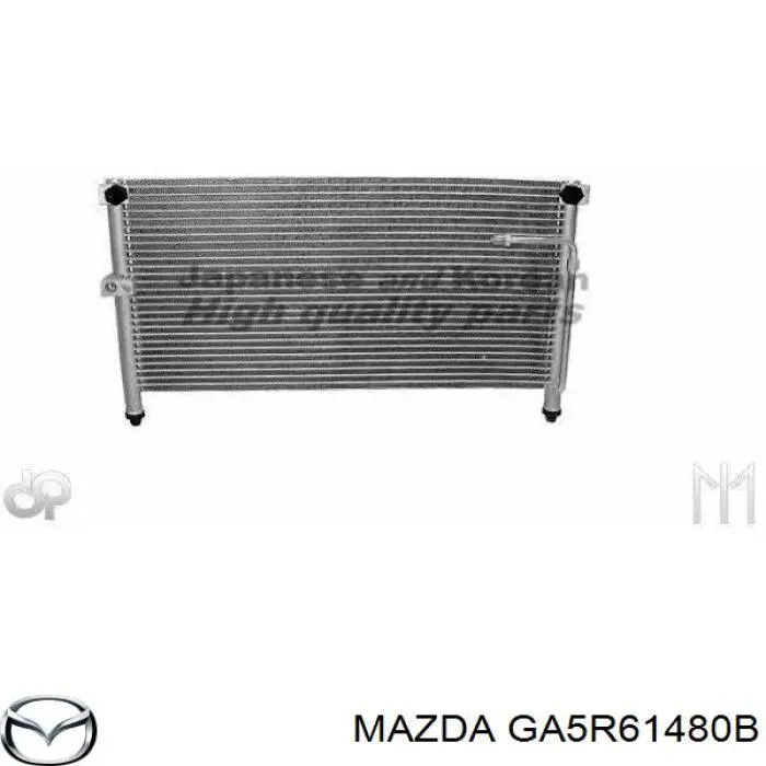 Конденсатор кондиціонера Mazda GA5R61480B ціна, від 700.32 USD