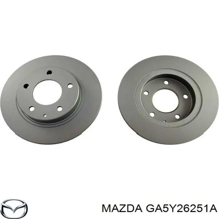 GA5Y26251A Mazda диск гальмівний задній