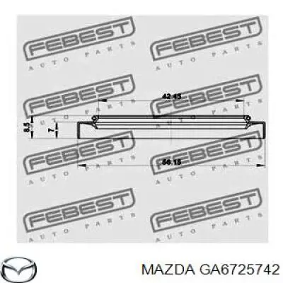 GA6725742 Mazda сальник підвісного підшипника переднього проміжного вала