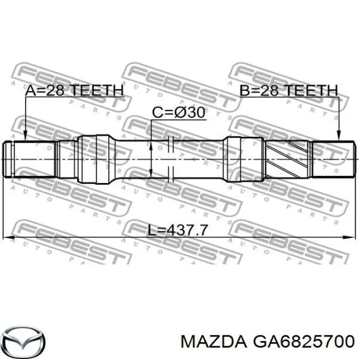  GA6825700 Mazda