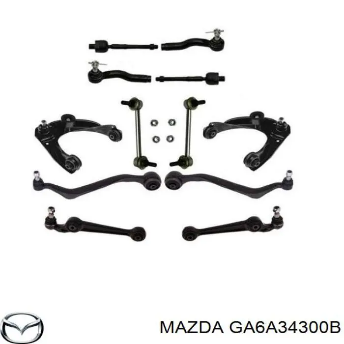 GA6A34300 Mazda Стійки і важелі підвіски